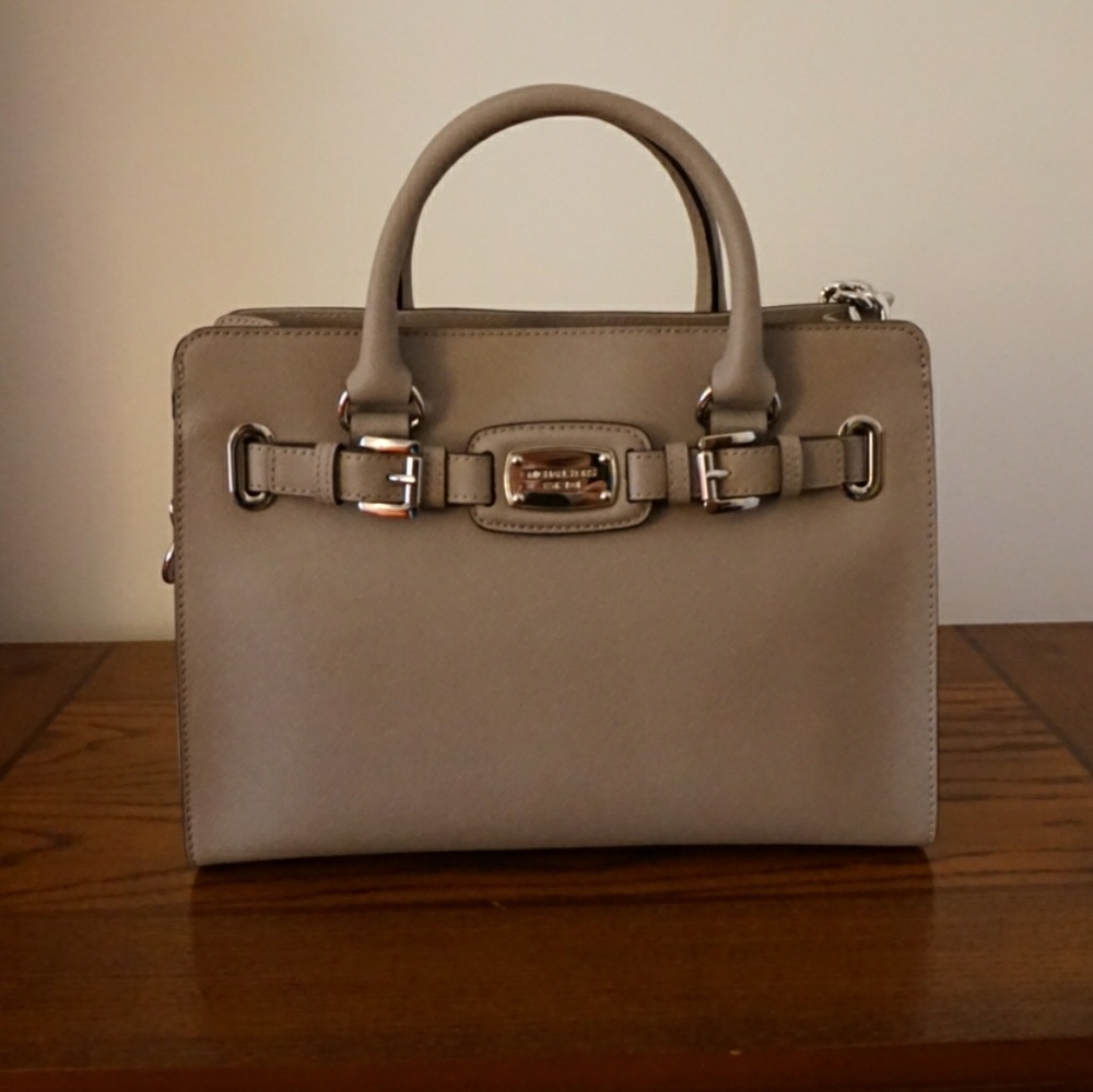 Gray Michael Kors Satchel - Picture 4 of 7